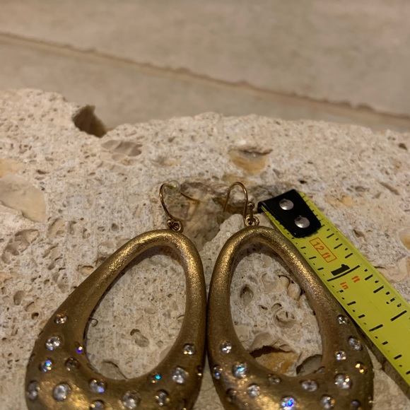 Rivka Friedman Gold Clad Crystal Earrings - Picture 6 of 11